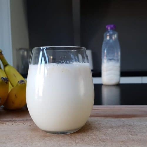 how to make fresh banana milk