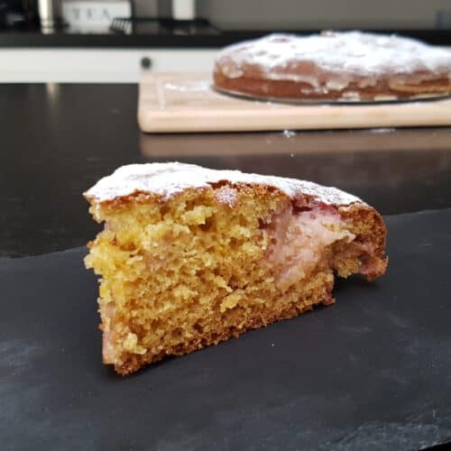 gezonde aardbeien cake