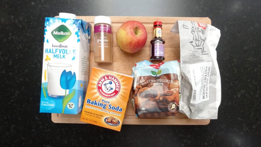 apple mug cake ingredients